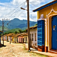 Straße in Trinidad