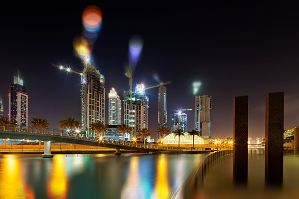 Cranes Tilt-Shift Dubai