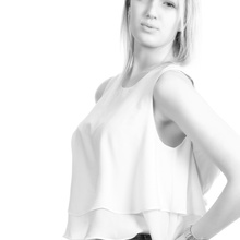 ...blond & white...