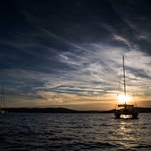 ...sailing the sunset...
