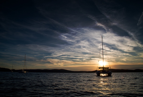 ...sailing the sunset...