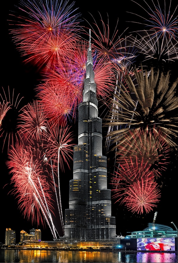 Feuerwerk/Burj Khalifa