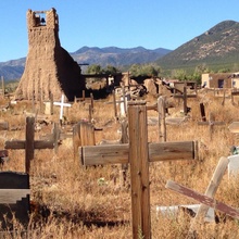 Indianerfriedhof in Taos