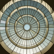 Glaskuppel der Pinakothek der Moderne in München