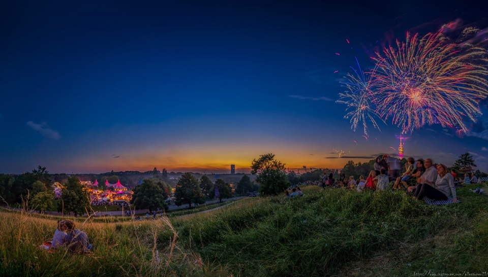Feuerwerk beim Sommernachtstraum 2018