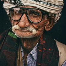 indian old man