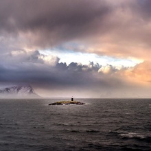 Eine Insel vor Norwegen