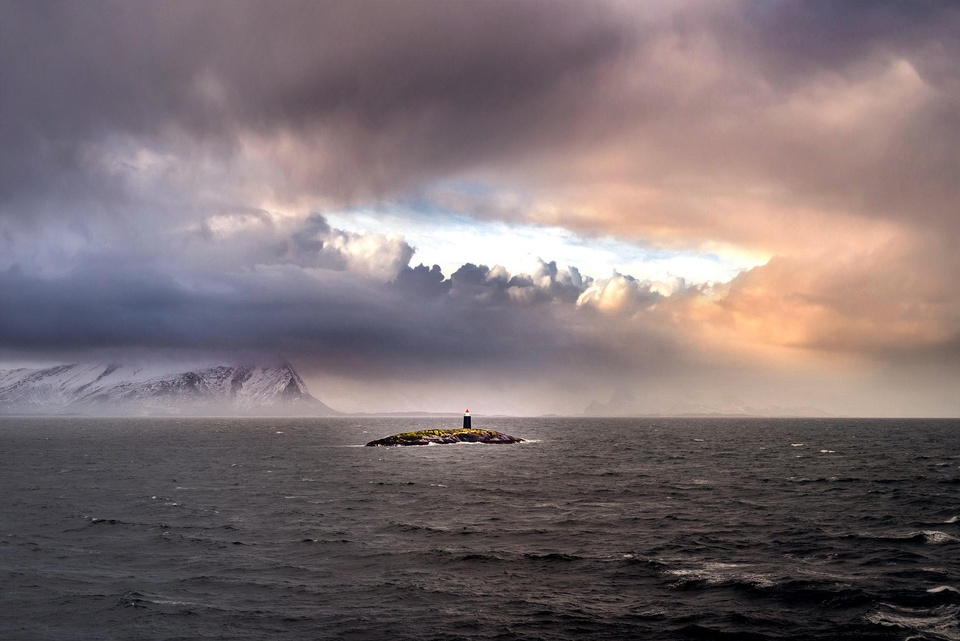 Eine Insel vor Norwegen