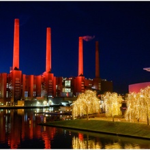 Altes Kraftwerk VW in Wolfsburg am 3. Advent