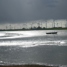 Windpark in Schleswig Holstein
