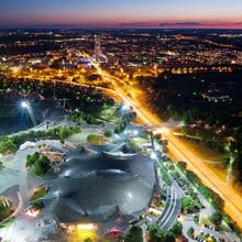 Olympiastadion von oben